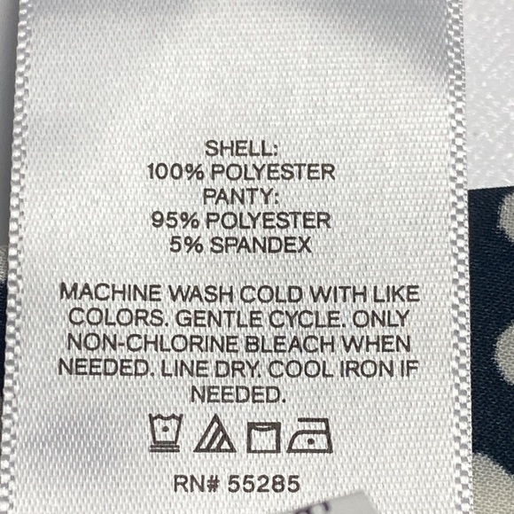 Express One Shoulder Chita Type Print Black and Ivory Thong Bodysuit Size Small - Picture 8 of 9